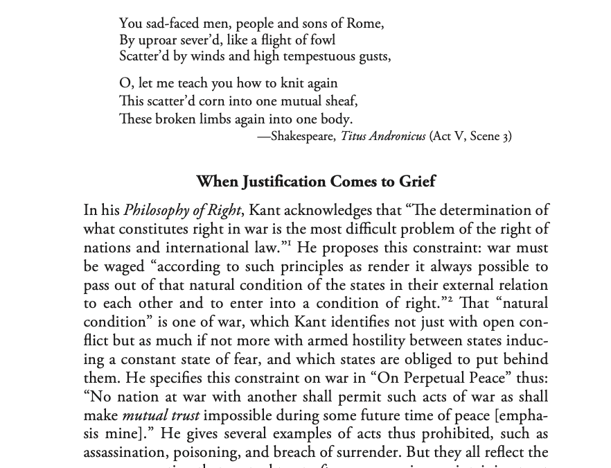 New Book Chapter: ‘The Lament of the Demobilized’