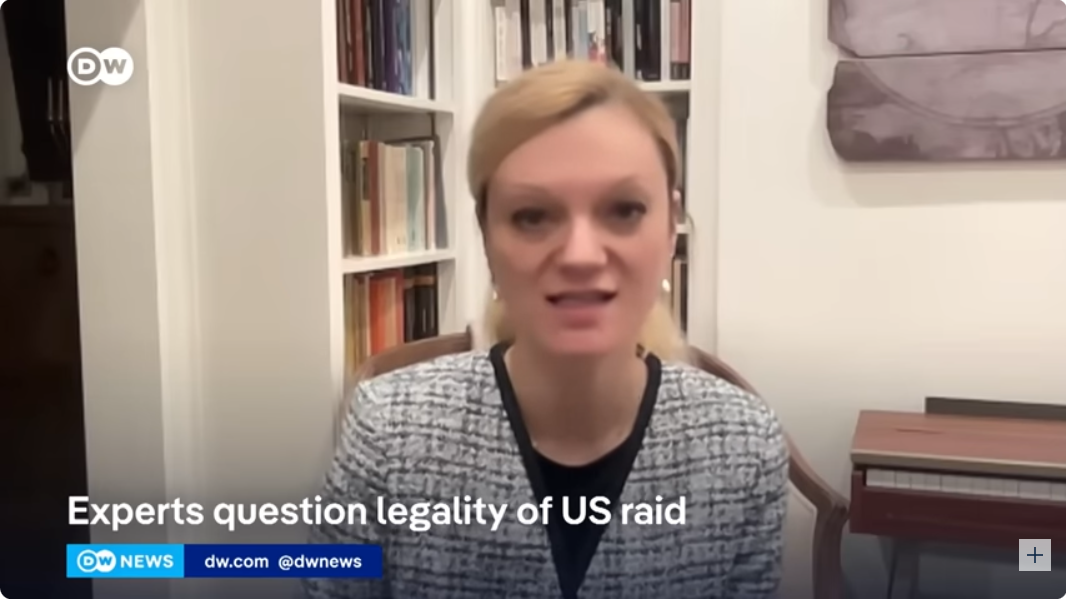 Janina Dill gives expert comment on the US invasion of Venezuela