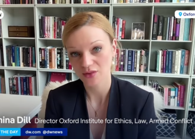 Janina Dill Discusses Local Consent, Intervention, and Public Support for War on DW News