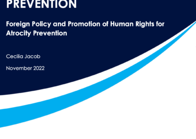 New IPS Policy Brief: Mainstreaming Atrocity Prevention in Foreign Policy
