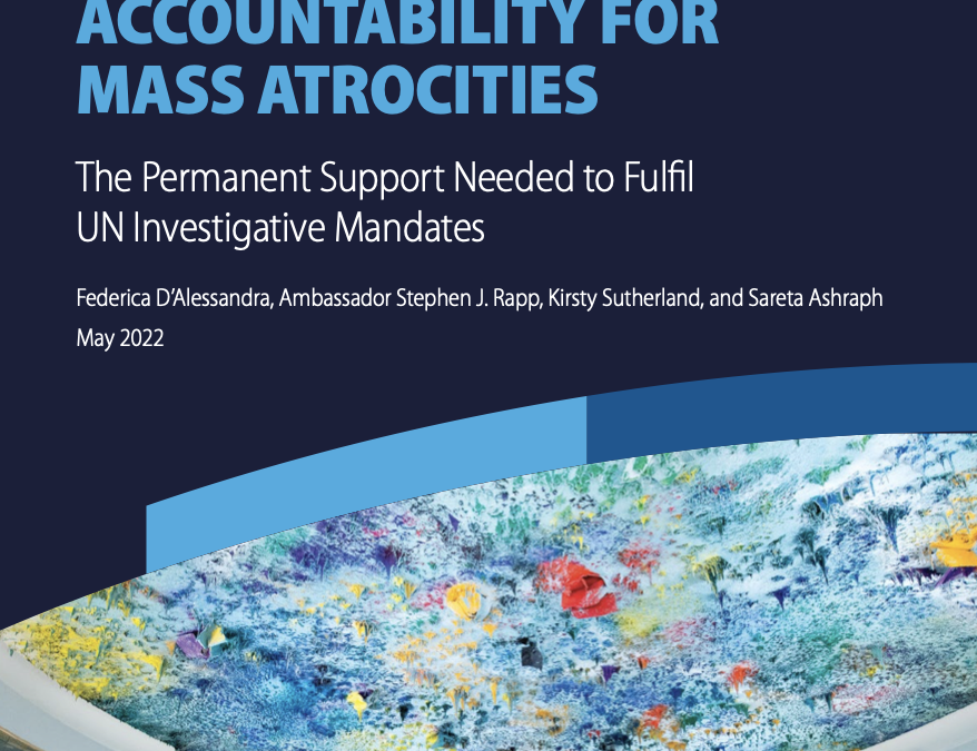 IPS Launches Report on Anchoring Accountability for Mass Atrocities