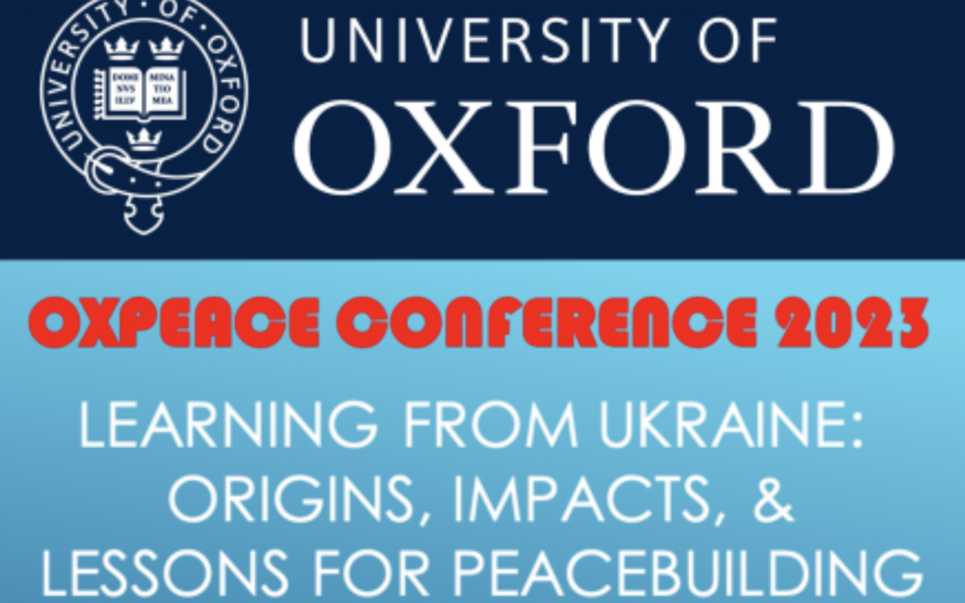 Federica D’Alessandra Speaks at 2023 OxPeace Conference