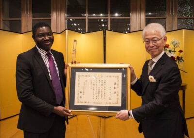 Ambassador of Japan Awards Commendation to ELAC Co-Director Dapo Akande